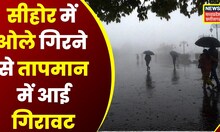 Sehore Rain News : बिगड़े मौसम के मिजाज के चलते तेज बारिश और गिरे ओले | Top News | Latest News