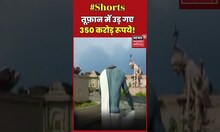 Heavy Rain Ujjain News : Mahakal Lok | तूफ़ान में उड़ गए 350 करोड़ रूपये! | #shorts