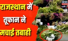 Rajasthan Weather: Rajasthan में चली तेज हवाएं, गिरे पेड़ | Mount Abu | Jodhpur | Jaipur | Jhunjhunu
