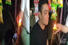 Alwar News : अलवर के लोगों में फायर पान का जबरदस्त क्रेज, शाम के समय लोगों की यहां लगी रहती है भीड़