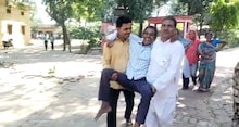 दिव्यांग और बुजुर्गों मतदाता हुए परेशान, नहीं थी बैठने की व्यवस्था