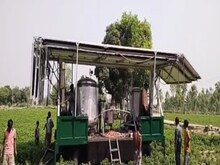 बाराबंकी में लगा प्रदेश का पहला सोलर डिस्टीलेशन यूनिट, किसानों को मिलेगा फायदा
