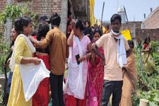 पटना में रफ्तार का कहर, अनियंत्रित हाईवा ने बाइक को रौंदा, जीजा-साले की मौत