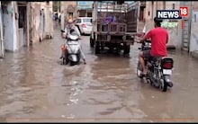 चूरू में तूफानी बारिश बनी आफत...पेड़ और बिलजी के पोल गिरे, घंटों गुल रही बत्ती
