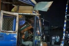 यूपीः कानपुर-आगरा हाइवे पर ट्रक ने स्लीपर बस को पीछे से मारी टक्कर, 2 की मौत, 8 घायल