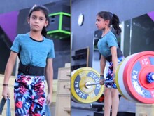 गजब:  8 साल की अर्शिया बनी इंटरनेट सेंसेशन, उठा लेती है 60 किलो वजन