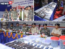 किसी पर 81 तो किसी पर 60 FIR, 5 कुख्यात नक्सलियों ने किया सरेंडर, हथियार बरामद