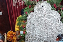लखनऊ के इस हनुमान मंदिर में भक्तों ने चढ़ाया...चांदी का सिंहासन, सब तरफ लिखा सीताराम