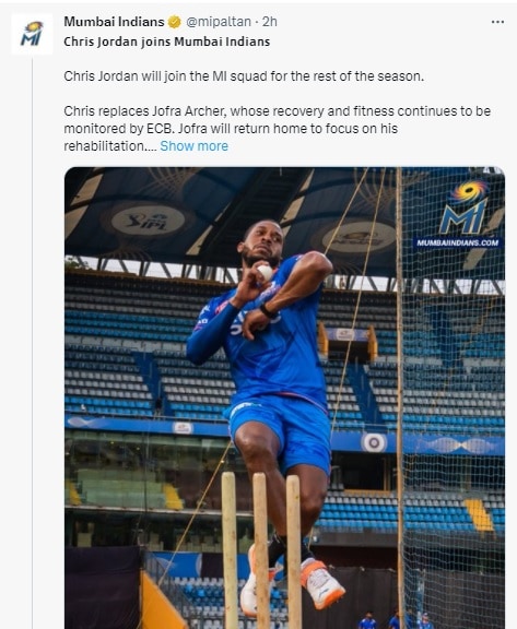 Mumbai Indians Twitter