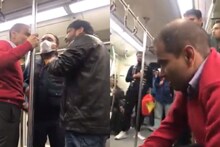 Delhi Metro: किसिंग सीन के बाद नजर आया एक्शन! जरा सी बात पर हुई मारपीट, Video में चलते दिखे लात-घूंसे