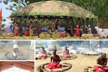 Photos : चिलचिलाती धूप में सिर पर जलता खप्पर, साधना में लीन संत, मिनी महाकुंभ में दिखेंगे जप तप के नजारे