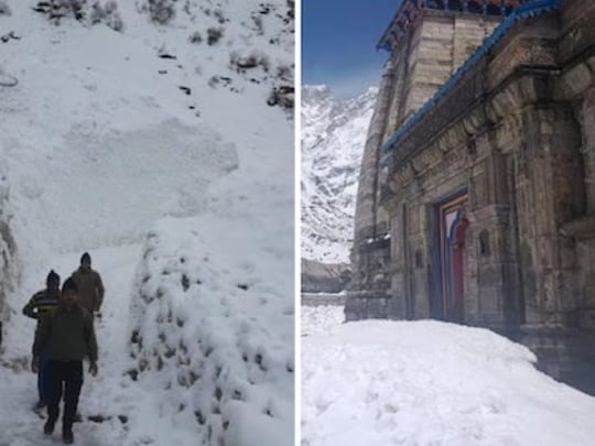 Kedarnath Yatra: बारिश और बर्फबारी की वजह से रोकी गई केदारनाथ यात्रा,  चरमराई व्यवस्था - Kedarnath yatra suspended due to rain and heavy snowfall  char dham yatra news – News18 हिंदी