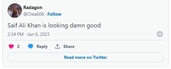 Adipurush: प्रभास पर भारी पड़े सैफ अली खान, 'लंकापति' के दीवाने हुए लोग ...