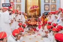 जगतगुरु शंकराचार्य स्वामी अविमुक्तेश्वरानंद सरस्वती मेवाड़ प्रवास पर, सिटी पैलेस में हुई भव्य आगवानी