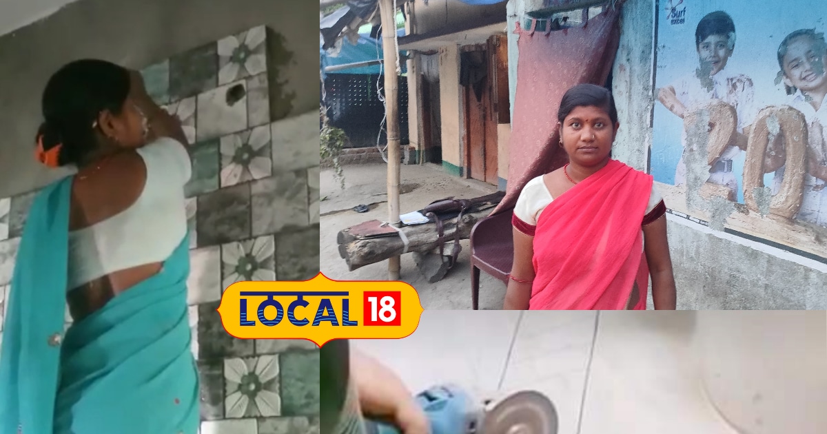 Bokaro Sanju tiles worker sets example for others News18 हिंदी