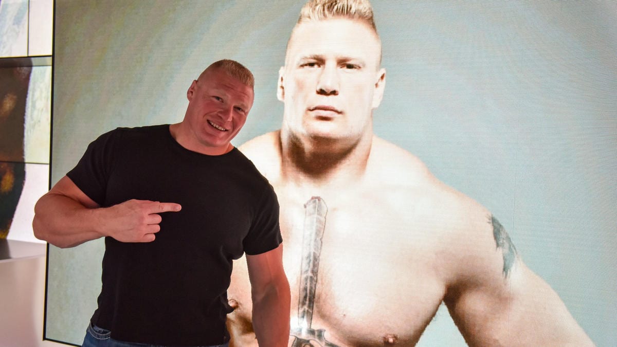 WWE 2K16 Brock Lesnar Ruthless Aggression Era 200204 without sword Tattoo  Superstar Studio PS4  YouTube