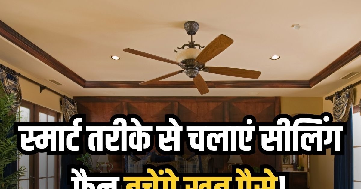 सीलिंग फैन की ये ट्रिक बचाएगी सालभर पैसा, गर्मीठंडी सबमें आएगी काम, हर