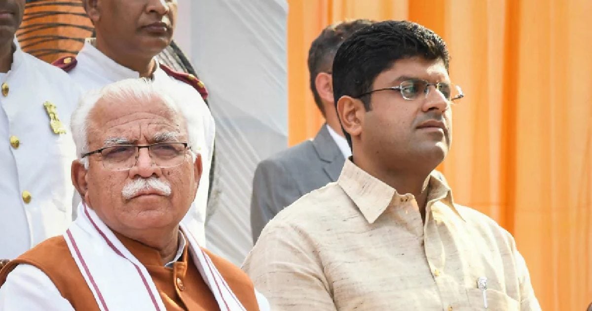 Increasing distance between BJP-JJP?  CM Khattar said on alliance with Dushyant Chautala