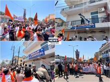 भगवान शिव पर अभद्र टिप्पणी, अस्पताल में तोड़फोड़, भगवा झंडे लगाए, QRT तैनात