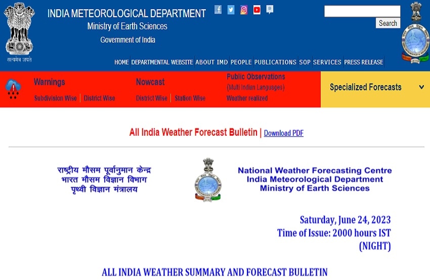 Weather Update