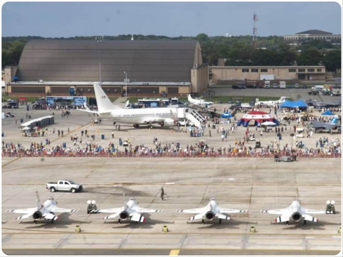 Joint Base Andrews Naval Air Facility, Andrews Airforce Base, PM Narendra Modi, Air India One, PM Modi on State visit to US, Joe biden, Jill Biden, US President, Camp Spring Army Air Field, Fighter Pilot, War duty, Washington, White House