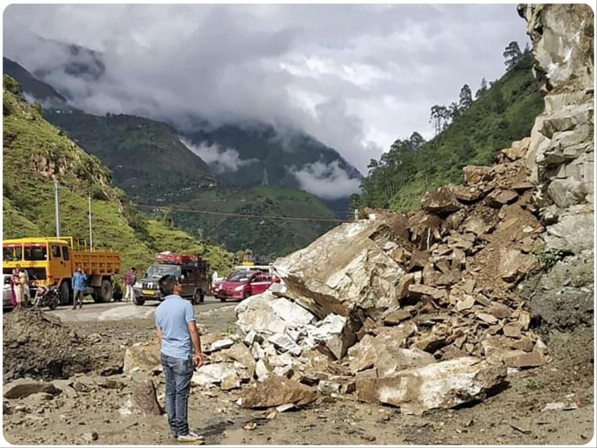 Himachal Pradesh Landslide, Uttarakhand Landslide, Lanslide, Himalaya Landslide, landslides increasing in Himalayan mountains, environmentalist, rajiv nayan bahuguna, Shimla Landslide, India China Border, Kalka Shimla highway landslide, Weather Department, Rishikesh, Joshimath, Heavy Rain, Weather Update