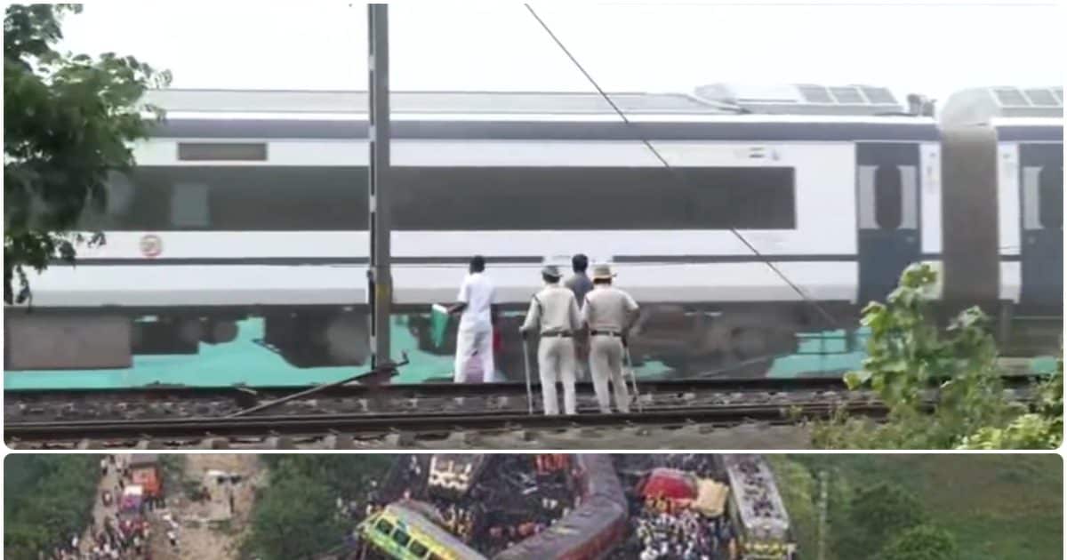 VIDEO: Vande Bharat Express passed through the tracks in Balasore, the  speed was very slow: - Hindustan News Hub