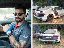 विराट कोहली की Audi उठा ले गई पुलिस! टूट गए शीशे और टायर हुए पंक्चर