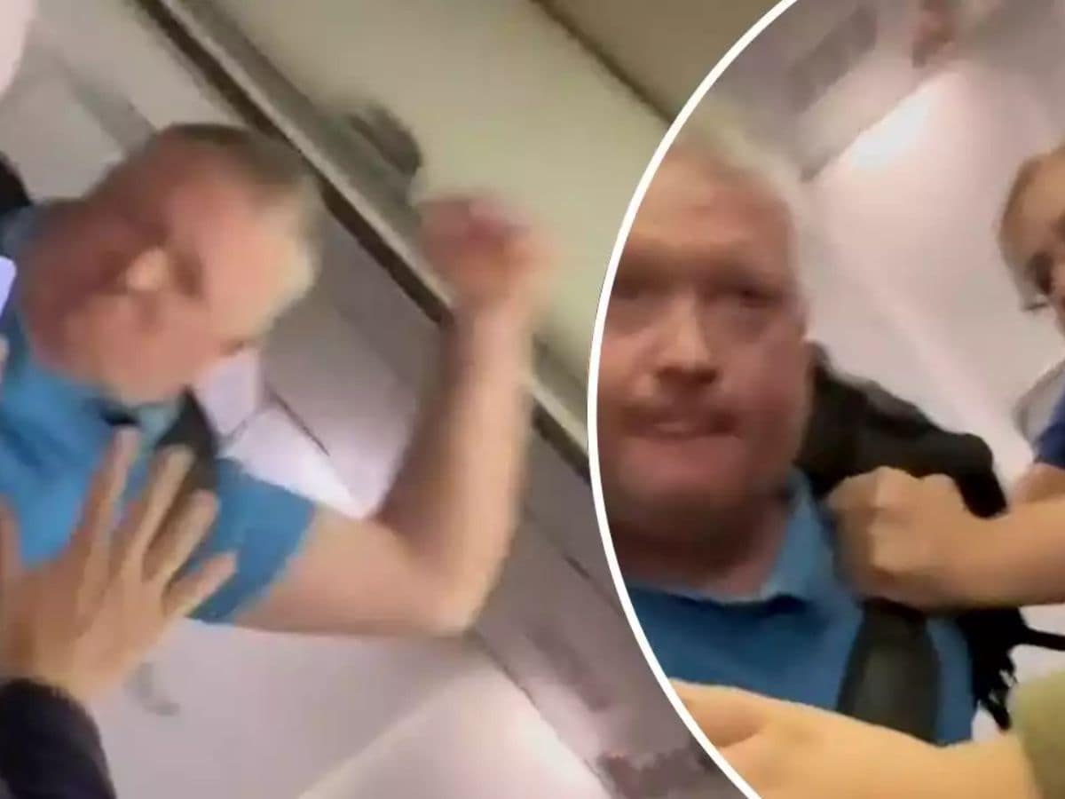 फ्लाइट में फिर हुई हाथापाई, सीट को लेकर मचा घमासान, झगड़े के बाद जहाज से  कूदने चल पड़ा यात्री - scuffle breaks out again on united airlines flight  passenger punches crew member