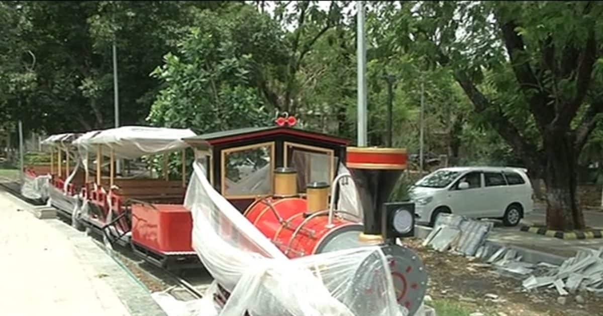 Indore Toy Train in Nehru Park अब नेहरू पार्क में सुनाई देगी छुकछुक