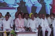 Priyanka Gandhi in MP: प्रियंका गांधी ने 'हर-हर नर्मदे' से शुरू किया चुनावी अभियान, बोलीं- धनादेश से जनादेश को कुचला गया