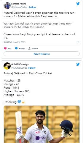 ruturaj gaikwad, sarfaraz khan, abhimanyu easwaran, priyank panchal, bcci, ind vs wi, india vs west indies, india tour of west indies, india vs west indies series, csk, chennai super kings, ऋतुराज गायकवाड़ 