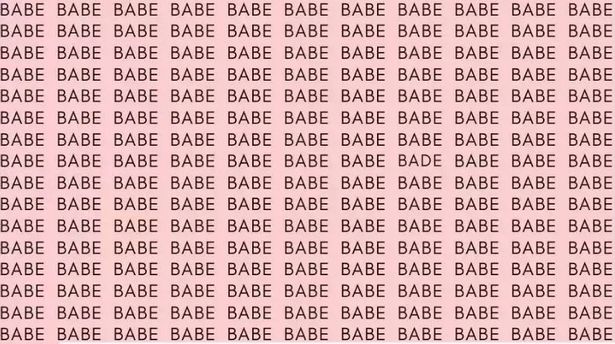 can you spot odd word in under 5 seconds, can you spot odd word, spot odd word in under 5 seconds, tricky puzzle, optical illusion challenge , optical illusion, Viral Puzzle, TrendiNG puzzle, spot the word challenge, clever optical illusion