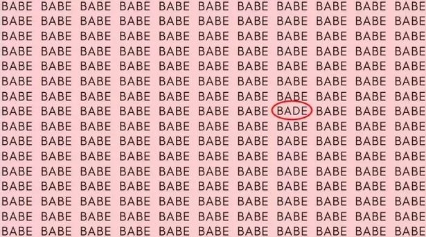 can you spot odd word in under 5 seconds, can you spot odd word, spot odd word in under 5 seconds, tricky puzzle, optical illusion challenge , optical illusion, Viral Puzzle, TrendiNG puzzle, spot the word challenge, clever optical illusion