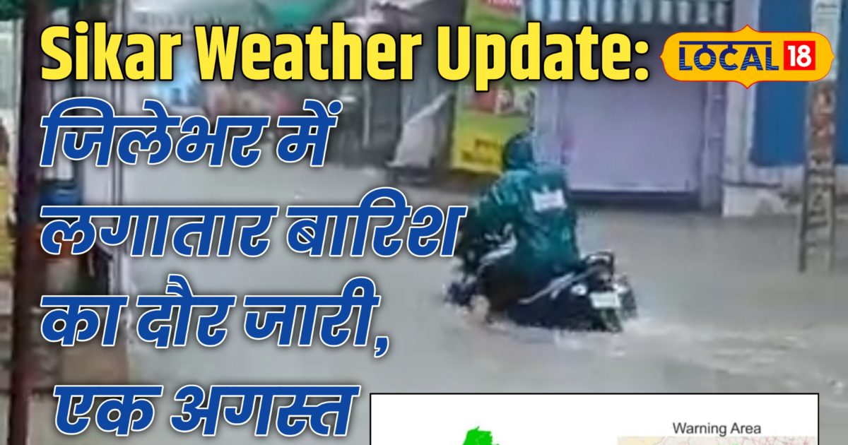 Sikar Weather Update: सीकर में 30 जुलाई को भारी बारिश की चेतावनी ...
