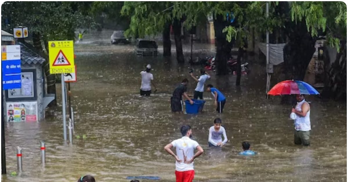 Heavy rain महाराष्ट्र से गुजरात तक भारी बारिश, कई जिलों में बाढ़ जैसे