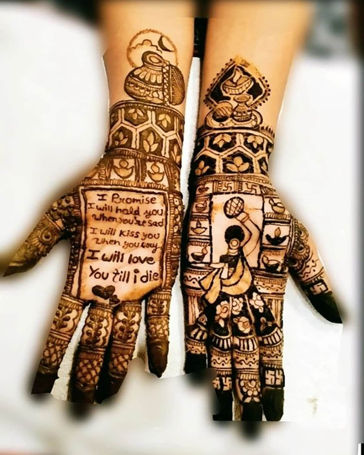 Mehndi Designs: करवा चौथ पर इन डिजाइन से सजाएं अपने हाथ,लगाएं साजन के नाम  की मेहंदी | Jansatta