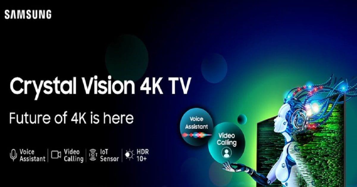 サムスン、インドで新しい Crystal Vision 4K テレビを発表。 33,990ルピーから IT基礎