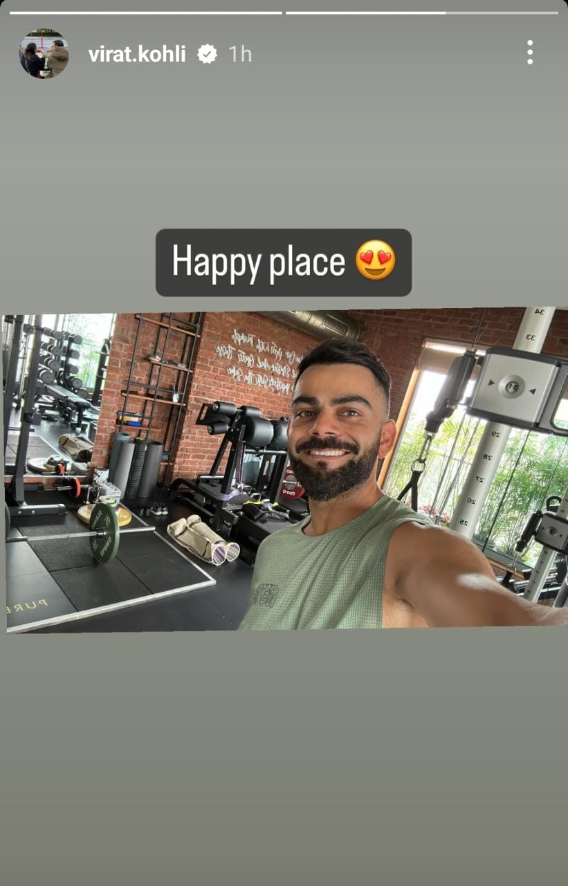 Virat Kohli Instagram Story