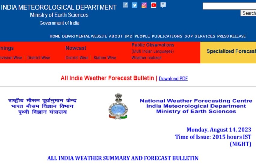 Weather Update Today