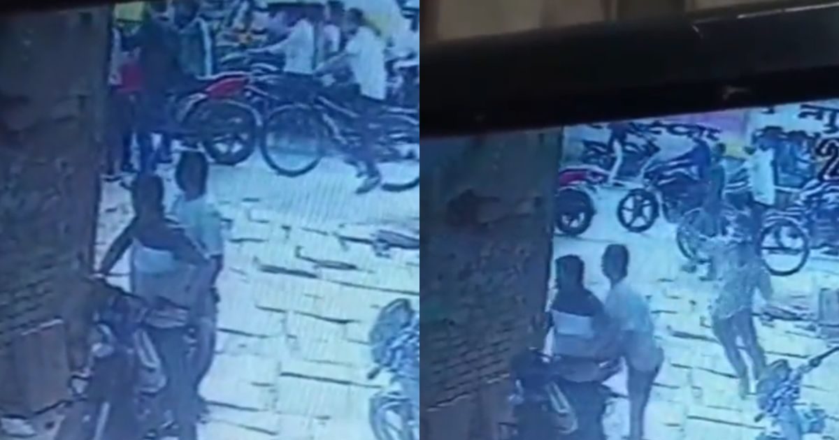 VIDEO: शख्स के पीछे नंगी तलवार लेकर दौड़े युवक, बीच सड़क मचाई सनसनी VIDEO: शख्स के पीछे नंगी तलवार लेकर दौड़े युवक, बीच सड़क मचाई सनसनी