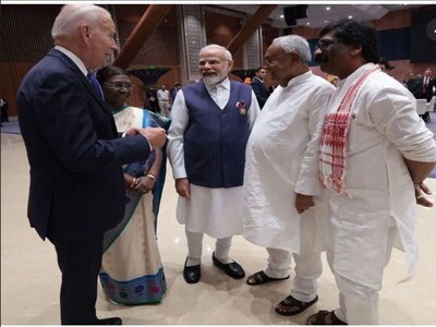 Pm Narendra Modi meets Nitish Kumar introduced him to joe biden in bharat  mandapam Prashant Kishor Statement – News18 हिंदी