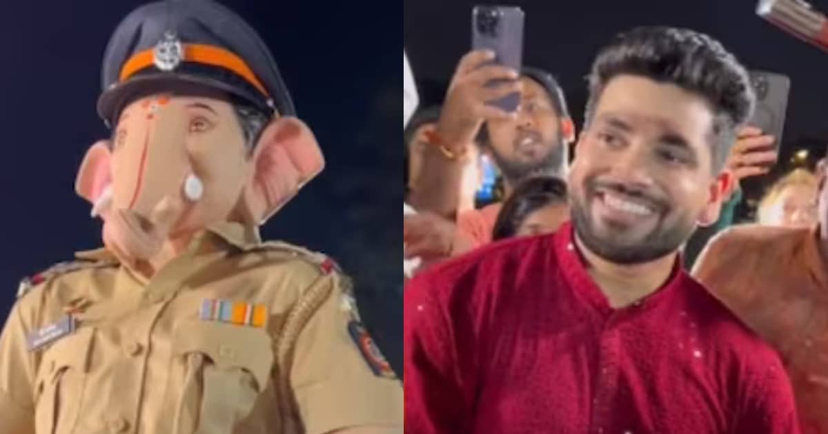 पुलिस की वर्दी पहने गणपति लाने पर शिव ठाकरे हुए Troll, फैंस ने ही लगा दी फटकार, बोले- भगवान का मजाक… पुलिस की वर्दी पहने गणपति लाने पर शिव ठाकरे हुए Troll, फैंस ने ही लगा दी फटकार, बोले- भगवान का मजाक…