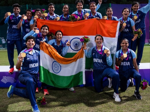 womens team won gold asian games