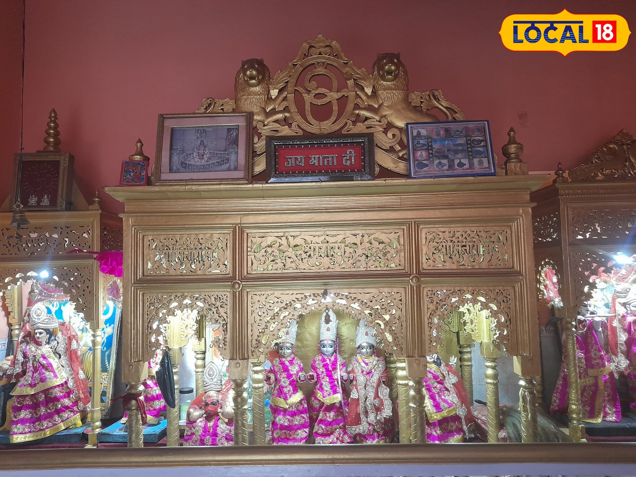 This 100 year old temple has special recognition. Lord Shri Ram is ...