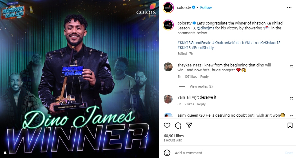KKK13 Winner Dino James