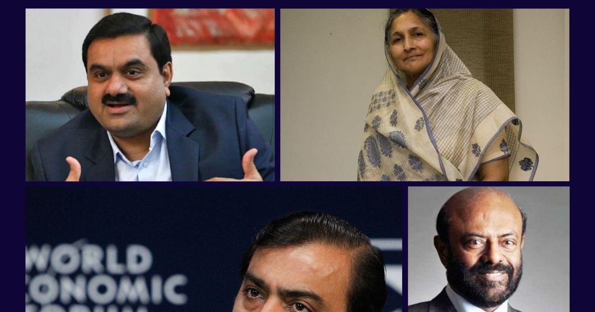 Top 10 Richest People In Forbes List Of 100 Indias Richest Mukesh ...