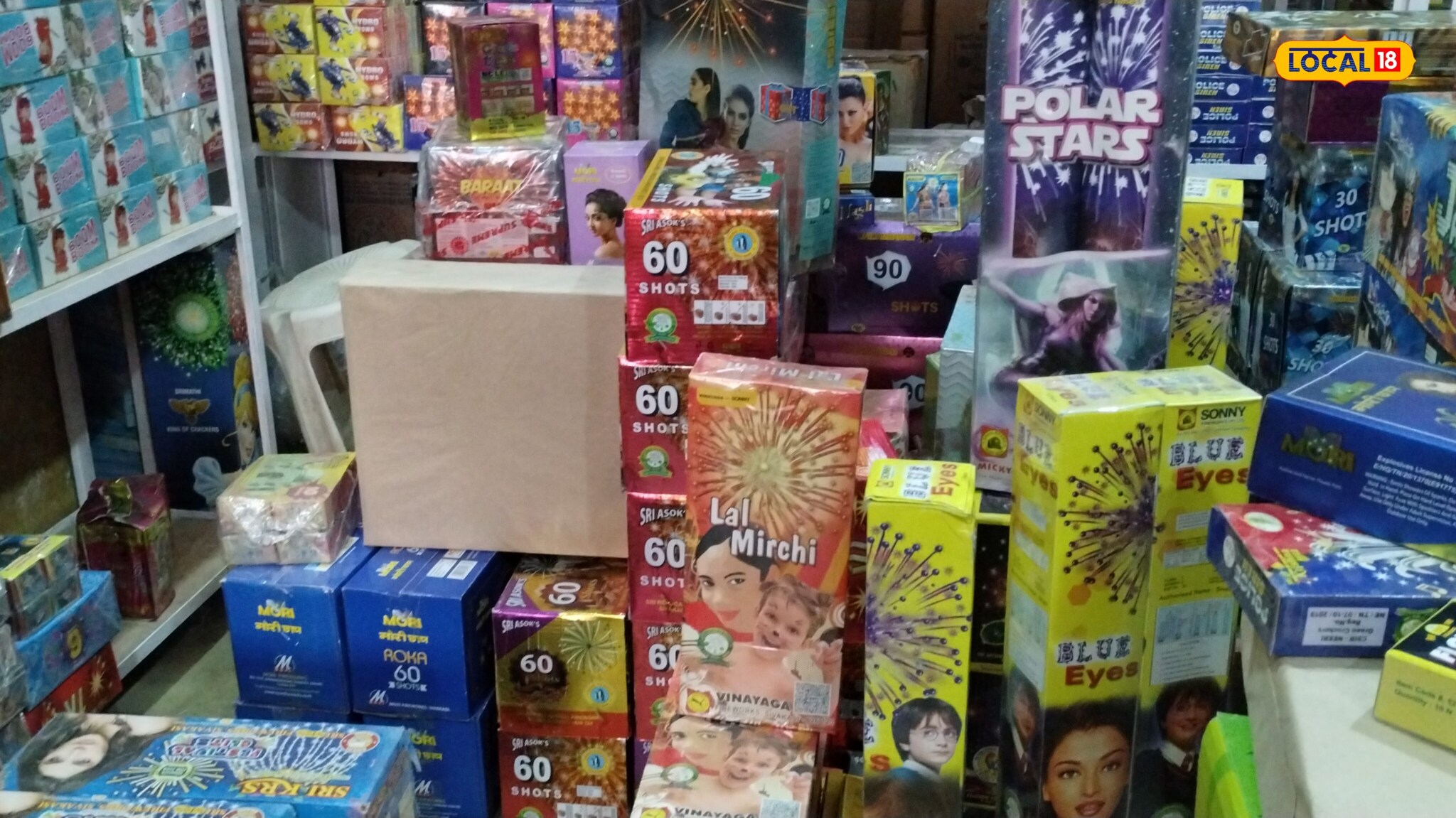 लखनऊ में यहां कम पैसे में जमकर करें पटाखे की खरीदारी,आसमानी और म्यूजिक
