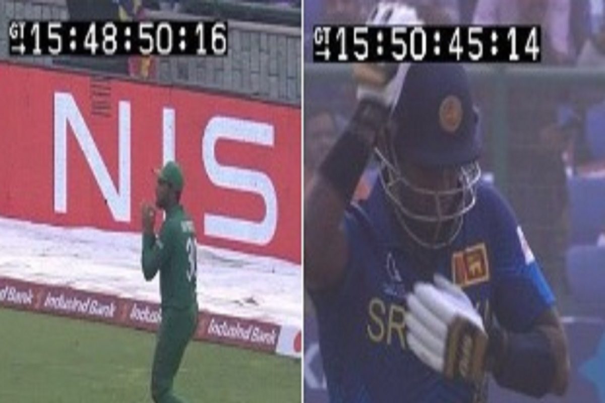 क्या 5 सेकेंड पहले मैदान पर पहुंचे थे मैथ्यूज? फोटो शेयर कर दिखाया प्रूफ