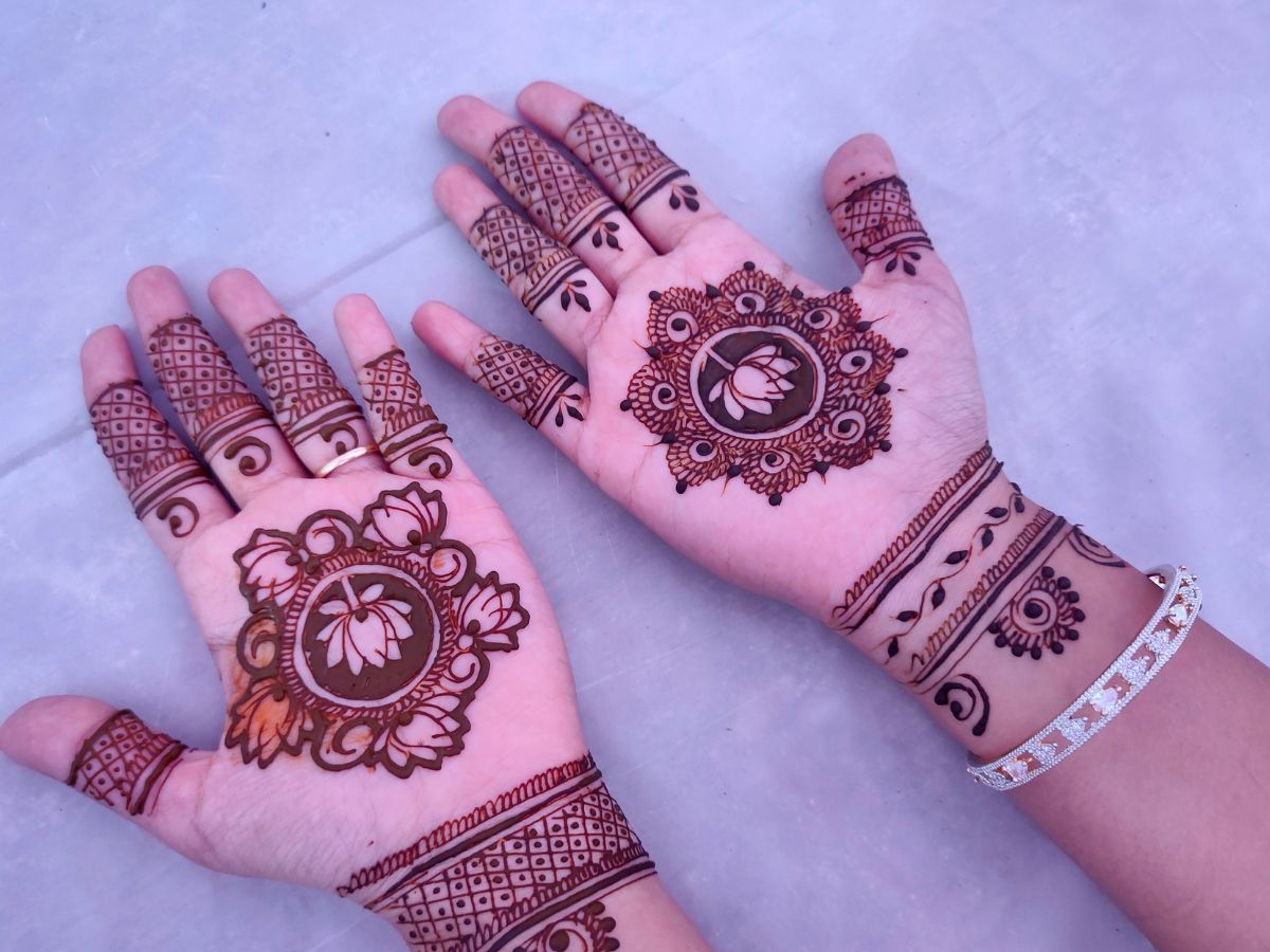 Pin by jayshuuu kutty💙 on #1 Mehndi designs for hands | Mehndi designs for  hands, Finger henna, Indian mehndi designs